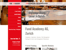 Tablet Screenshot of fund-academy.com